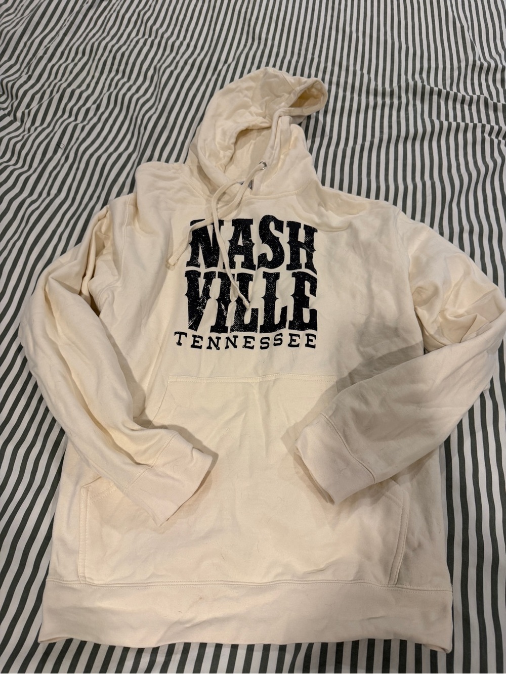 Nashville Tennessee Cream Hoodie